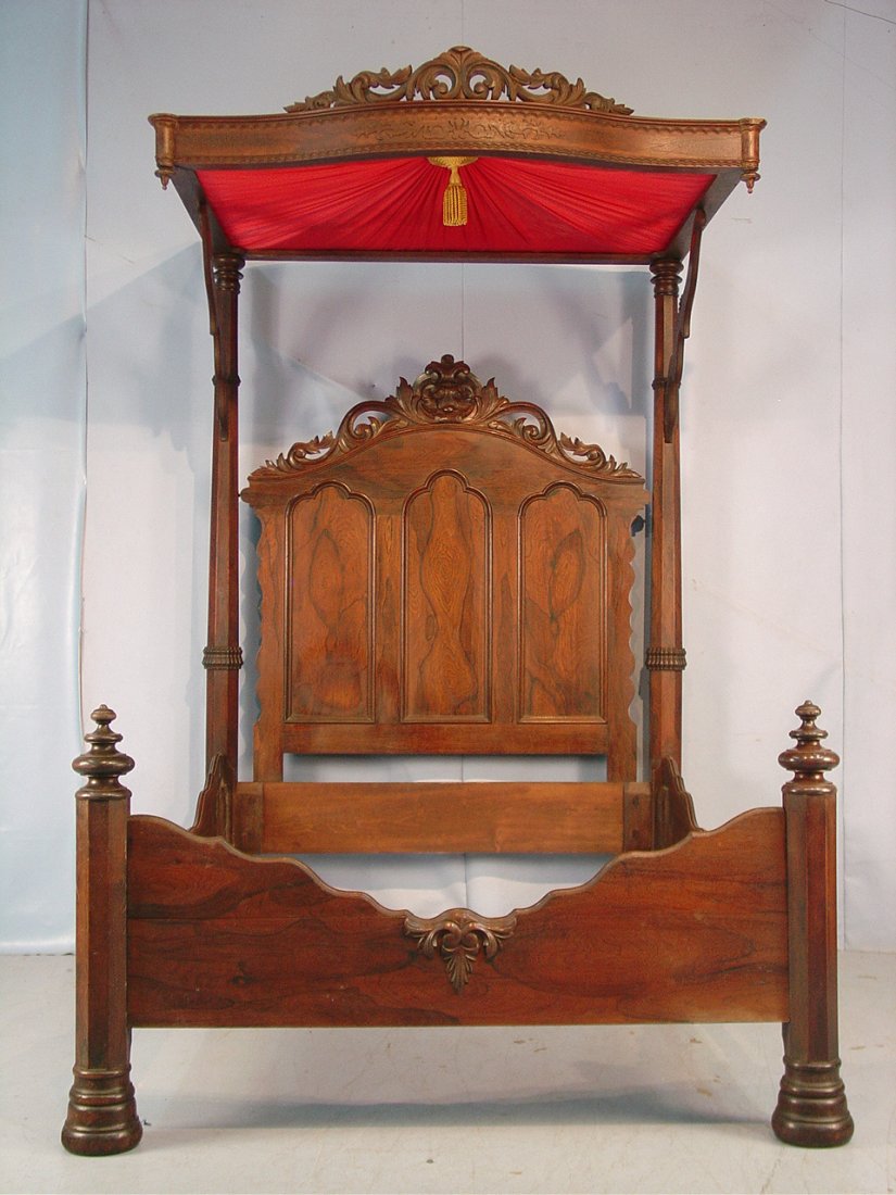 399 Rosewood Victorian Half Tester bed, Mitchell and Jan 18, 2014
