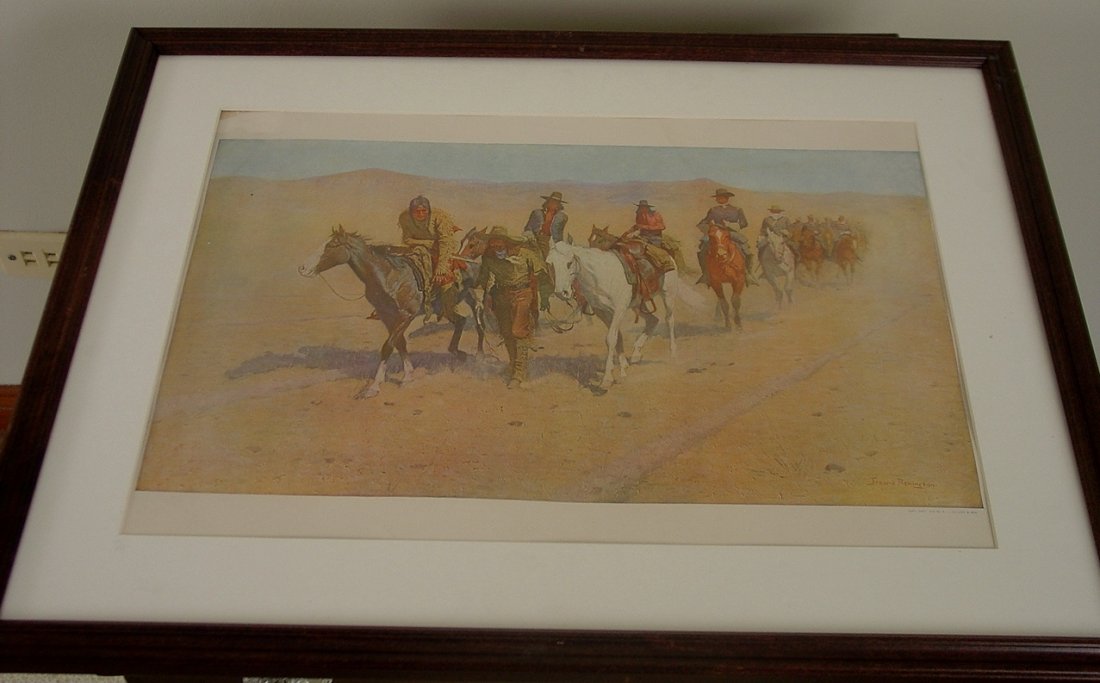 Antique Frederick Remington Artist proof print by Oct 18, 2014