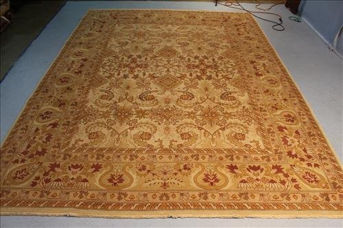 Antique Oushak rug: Antique Oushack rug, 9 ft. x 12 ft.