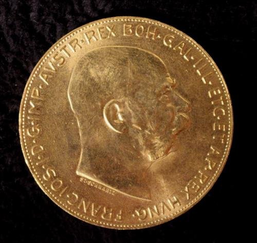 Solid Gold Coin, Franc. I. D.G. imp, Austr. Rex Bah. (1 of 2)