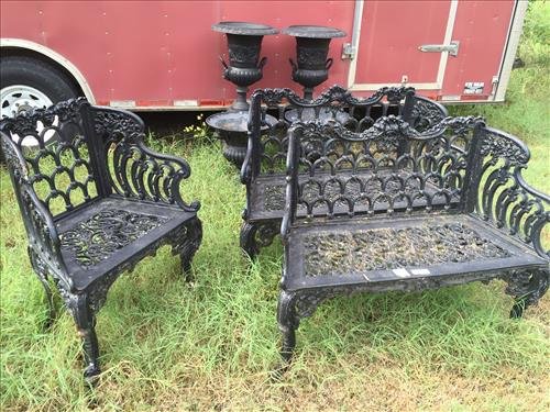 Victorian 3 piece set, 2 loveseats and 1 chair (1 of 4)