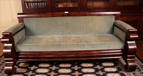 Mahogany Empire sofa, possible Meeks (1 of 2)