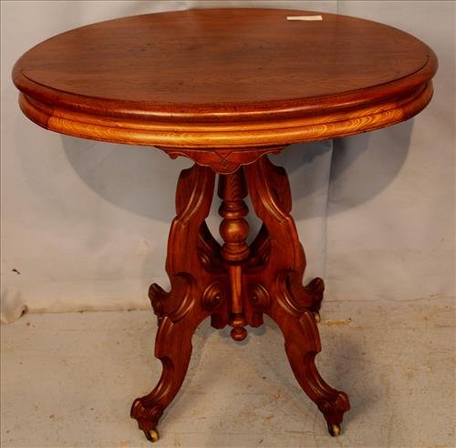 Walnut Victorian center table (1 of 2)