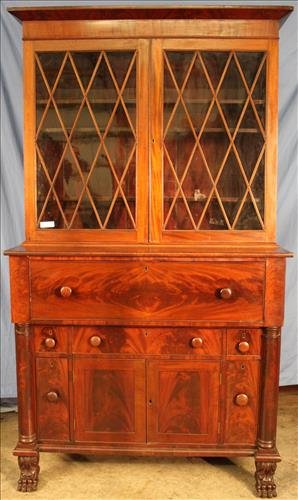 Period Empire mahogany butlers secretary (1 of 6)