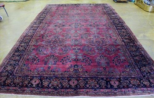 Antique large Sarouk Rug, 10 ft. 5 in. X 17 ft.3 in. (1 of 4)