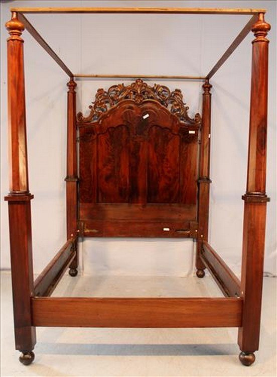 Mahogany Empire 4 poster plantation bed (1 of 5)