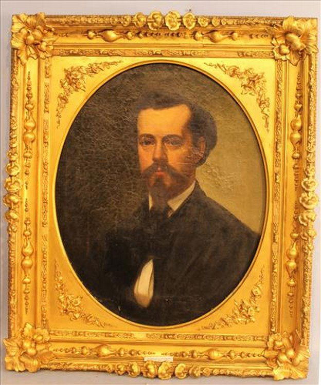 Oil painting of a Natchez MS gentleman (1 of 4)