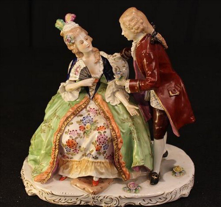 Dresden centerpiece, 10 in. W, 11 in. T. (1 of 2)