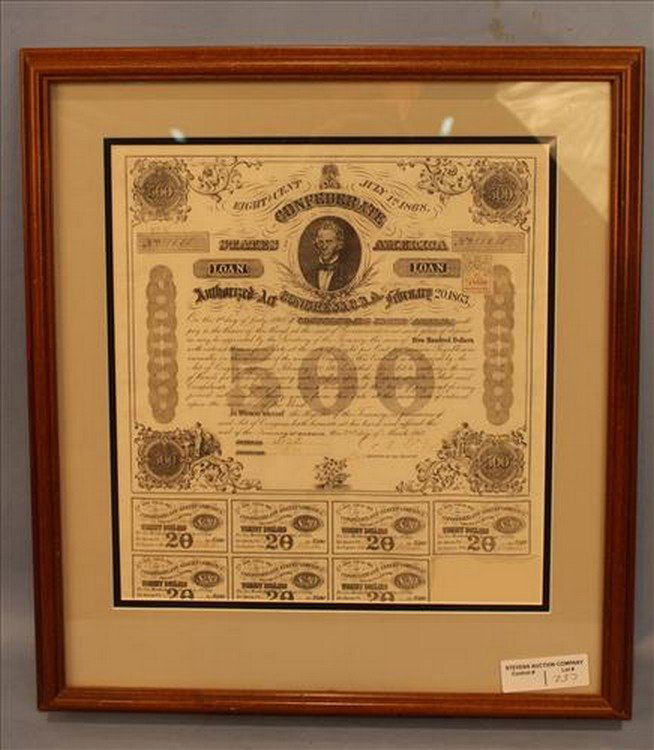 Authentic Civil War Bond (1 of 2)