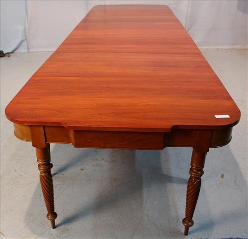 Federal cherry banquet dining table wilt turned legs (1 of 4)