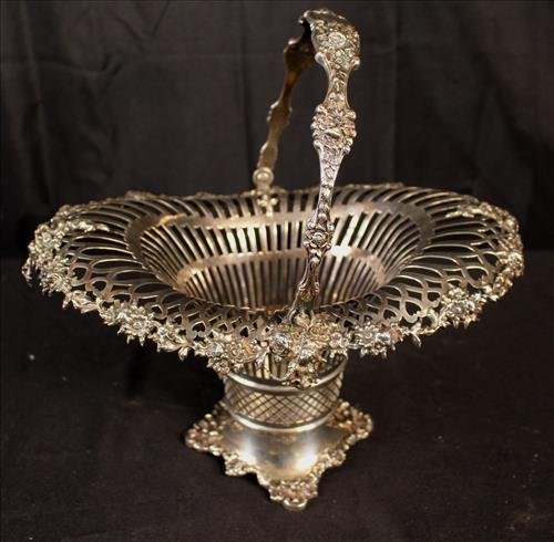 Sterling basket, J.E. Caldwell & Co. Philadelphia (1 of 5)
