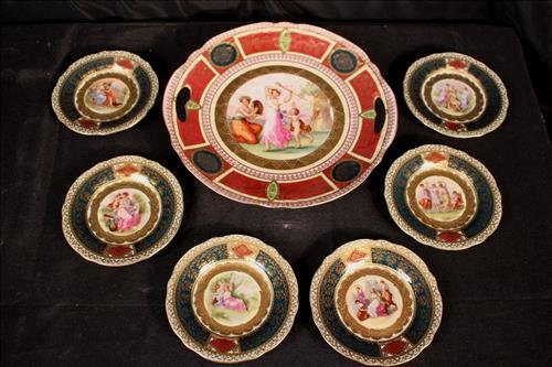 7 pieces Austrian china with Beehive mark (1 of 5)