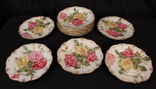 12 piece set G.D.A. France dessert plates (1 of 3)