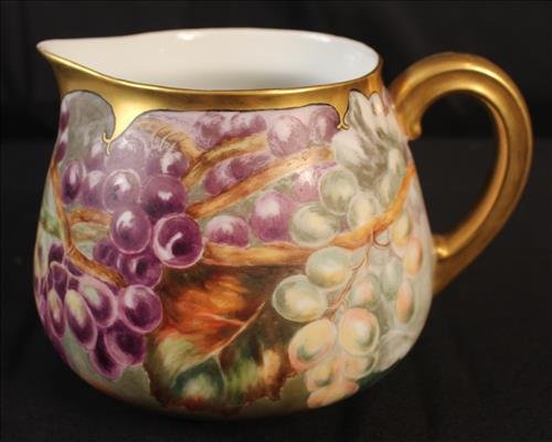 T.V. Limoges hand painted lemonade pitcher (1 of 3)