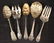 Five sterling silver serving pieces