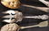 Five sterling silver serving pieces - 2