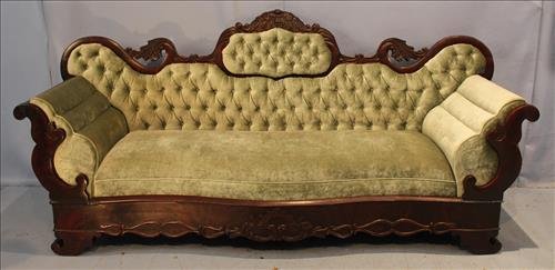 Exceptional period mahogany Empire parlor sofa (1 of 4)