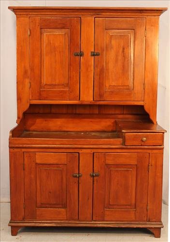 Primitive TN  cherry dry sink pegged together (1 of 5)