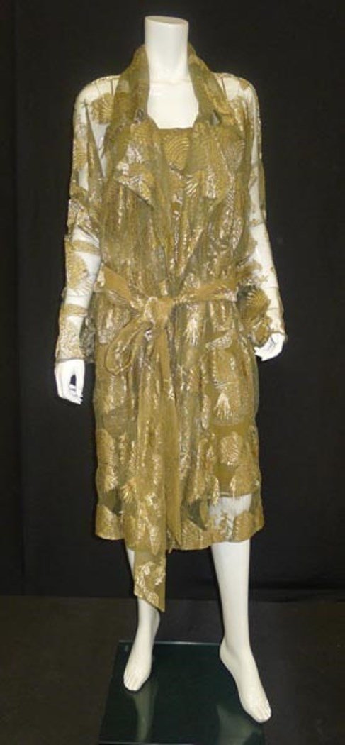 3 pc. golden eagle suit worn by late Whitney H. (1 of 1)