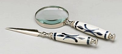 Magnifying Glass & Letter Opener (52508): Collectibles, Magnifying Glass Dimensions : 10.00H 4.00W 1.00D