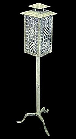 Cast Iron Lantern (13948): Cast Iron, Lanterns & Candle Holders Dimensions : 36.00H 6.00W 6.00D
