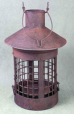 Round Lantern (48128): Cast Iron, Lanterns & Candle Holders Dimensions : 25.00H 8.00W .00D