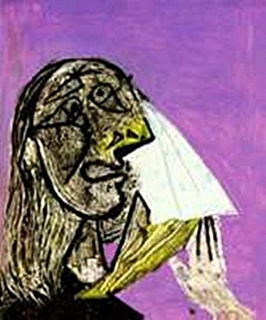 Weeping woman-Collection Domaine Picasso: Signed from the Collection Domaine Picasso, We can have it framed at an additional cost email us before the auction is over.