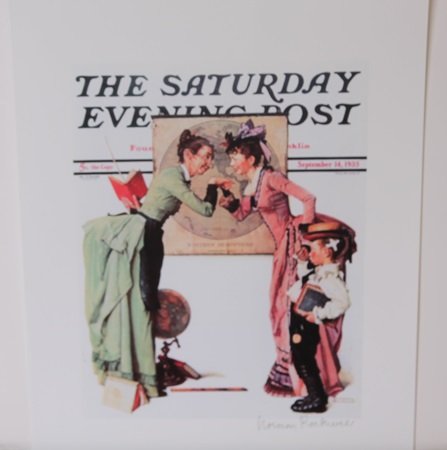 Original Lithograph by Norman Rockwell: Original Lithograph, Pencil Signed by the Artist, Approximately 14 x 11 In.
