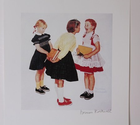 Original Lithograph by Norman Rockwell: Original Lithograph, Pencil Signed by the Artist, Approximately 14 x 11 In.