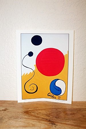 " Ballons " By Calder. (CC): Unique Limited Edition By Calder. Alexander Calder was born on July 22, 1898 in Lawnton, Pa. He attended the Art Students League, where he was influenced by artists of the Ash Can school. In 1926 he m