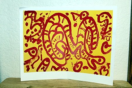 (ONE CENT LIFE portfolio) By Pierre Alechinsky (CC): Limited Edition By Artist Pierre Alechinsky. Pierre Alechinsky, who was born in Brussels, was one of the founders of the CoBrA group (Copenhagen, Brussels, Amsterdam) whose dedication to primitive for