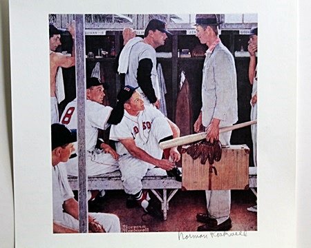 Original Lithograph by Norman Rockwell: Original Lithograph, Pencil Signed by the Artist, Approximately 14 x 11 In.