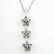 Stylish 10kt Diamond Star Necklace (ND-227)