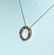 Lady's Fancy Pink Sapphire 10kt Necklace. - 3
