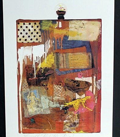 "Little Red Painting" By Robert Rauschenberg: Lithograph, Approximately 17 x 11 In.