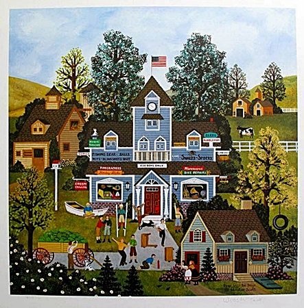 Jane Wooster Scott "Boys Will Be Boys" Hand Signed/#: Jane Wooster Scott "Boys Will Be Boys" Hand Signed/# lithograph Limited Edition Hand Signed and Numbered offset lithograph entitled "BOYS WILL BE BOYS" by Jane Wooster Scott. This piece has never been