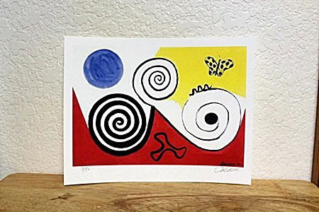 " Butterflies " By Calder. (CC): Unique Limited Edition By Calder. Alexander Calder was born on July 22, 1898 in Lawnton, Pa. He attended the Art Students League, where he was influenced by artists of the Ash Can school. In 1926 he m