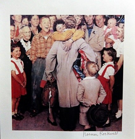 Original Lithograph by Norman Rockwell: Original Lithograph, Pencil Signed by the Artist, Approximately 14 x 11 In.
