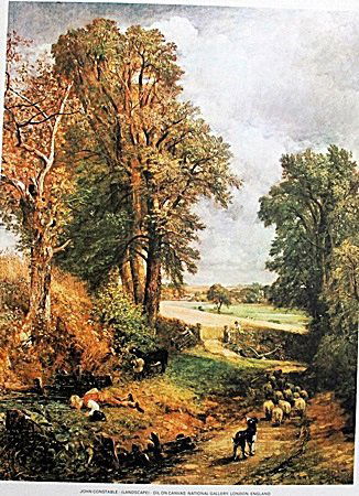 Lithograph By John Constable.: Lithograph By John Constable. Size approx. 21 x 17 in.