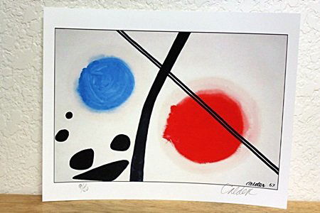 " Intersection " By Calder. (CC): Unique Limited Edition By Calder. Alexander Calder was born on July 22, 1898 in Lawnton, Pa. He attended the Art Students League, where he was influenced by artists of the Ash Can school. In 1926 he m
