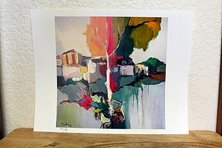 "lake Side" By Tarkay. (CC): Limited Edition By Itzchak Tarkay. Itzchak Tarkay was born in 1935 in Subotica on the Yugoslav-Hungarian border. Towards the end of World War II, Tarkay was sent with his family to the Mathausen conce