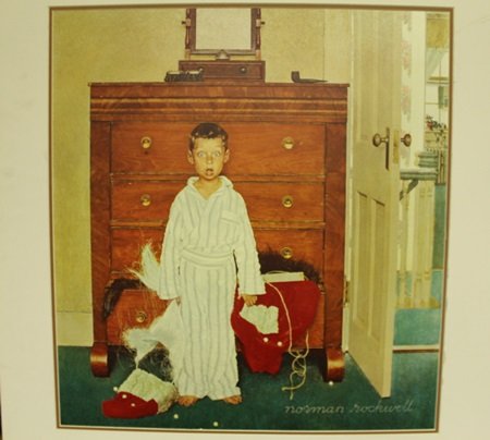 "Discovery" By Norman Rockwell: Lithograph, Signed by the artist, Approximately 36 x 33 1/2 In.