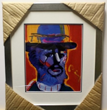 "TOULOUSE LAUTREC" Lithograph By Peter Max: Lithograph, Framed and Matted, Out of the book; Approximately 19 1/2 x 17 1/2 In.