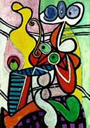 Large still life on a pedestal table-Collection Domaine: Signed from the Collection Domaine Picasso, We can have it framed at an additional cost email us before the auction is over.