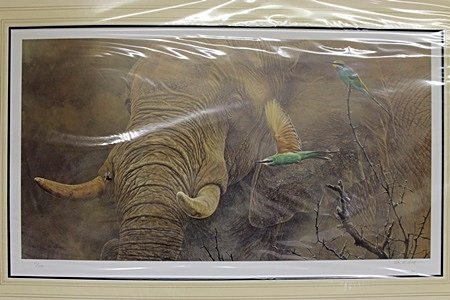 "Eat My Dust" By Alan M Hunt: Photo Lithography, Signed by the artist, Approximately 25 x 38 In.