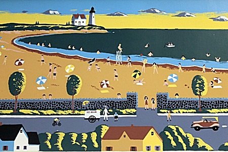 "BY THE SUN" BY STEVEN KLEIN (300DM): "BY THE SUN" BY STEVEN KLEIN, HAND SIGNED LIMITED EDITION SERIGRAPH, IMAGE SIZE: 16X24". ALL ITEMS COME UNFRAMED HOWEVER FRAMING IS AVAILABLE AT ADDITIONAL COST. IN THE MANNER OF STEVEN KLEIN Painter