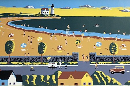 "BY THE SUN" BY STEVEN KLEIN (300DM): "BY THE SUN" BY STEVEN KLEIN, HAND SIGNED LIMITED EDITION SERIGRAPH, IMAGE SIZE: 16X24". ALL ITEMS COME UNFRAMED HOWEVER FRAMING IS AVAILABLE AT ADDITIONAL COST. IN THE MANNER OF STEVEN KLEIN Painter