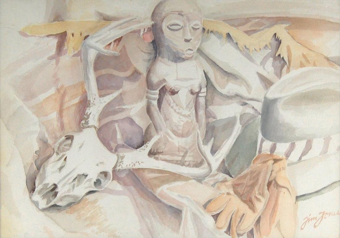 Jim Jonas Western Adventure Still Life Watercolor (1 of 6)