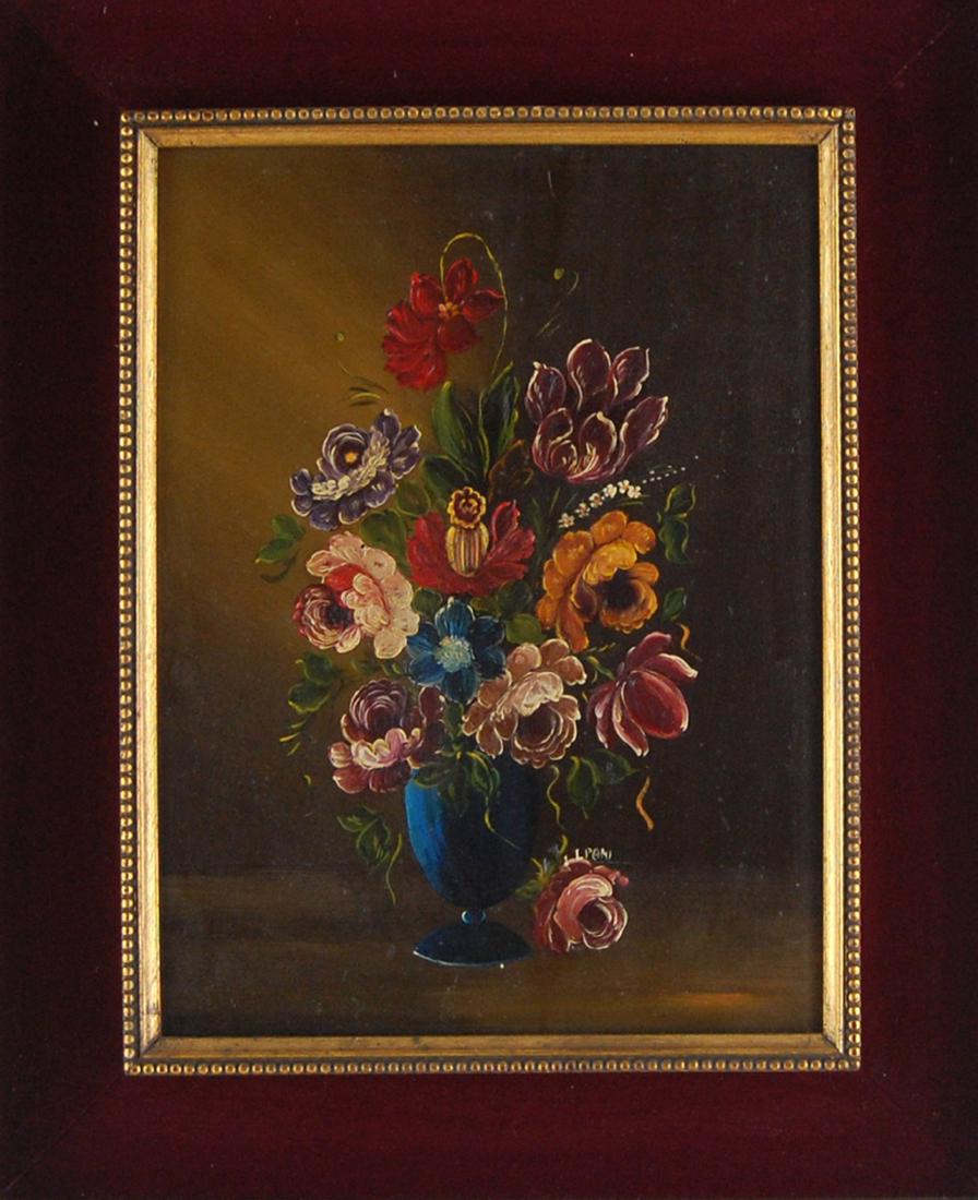 Pani Flower Vase Oil Paint With Red Velvet Contemporary (1 of 7)