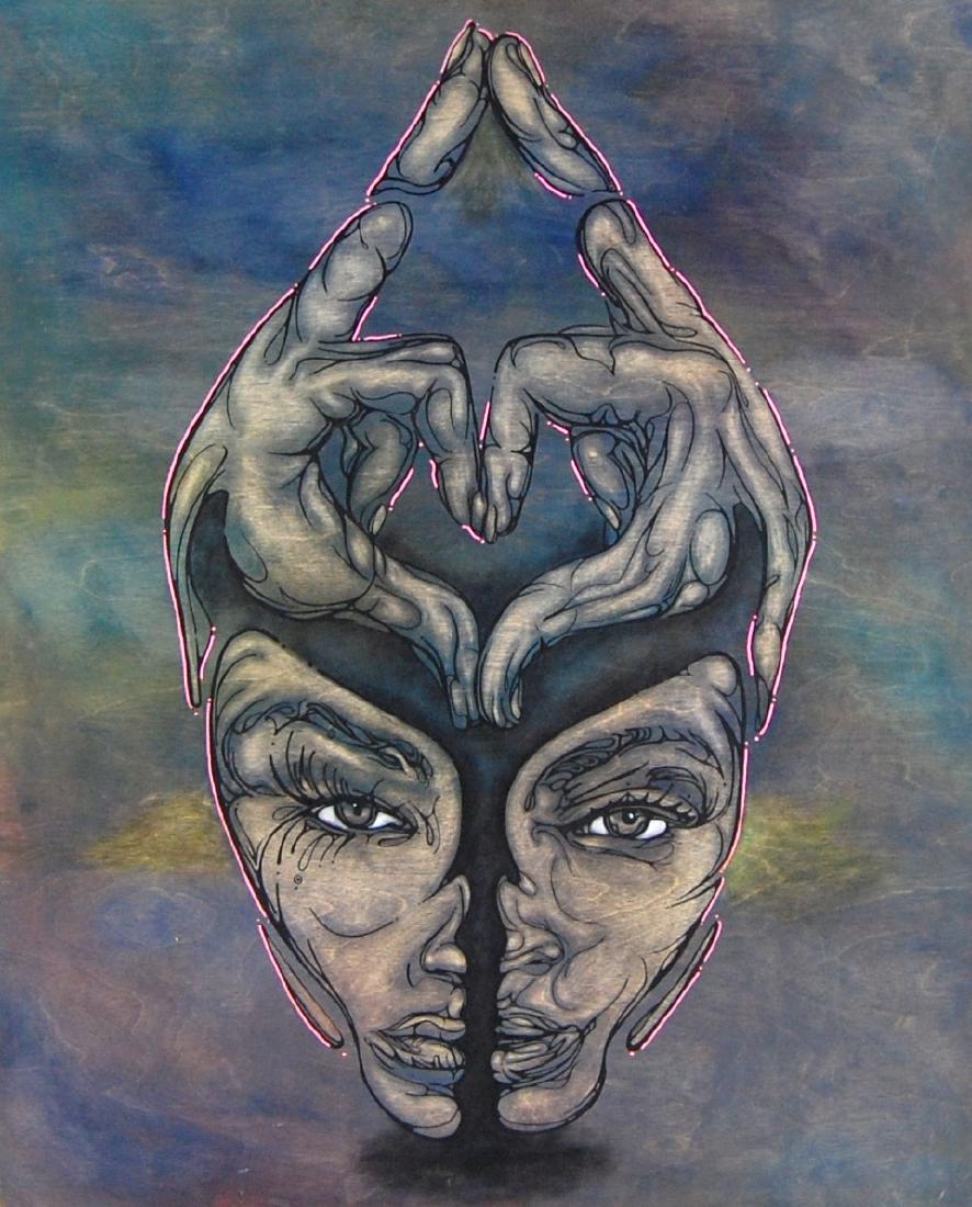 Calen Blake "Illuminated Change" Surreal Urban Paint (1 of 7)